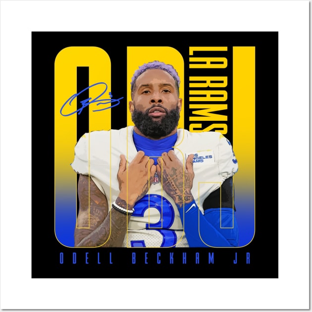 Odell Beckham Jr Wall Art by Juantamad